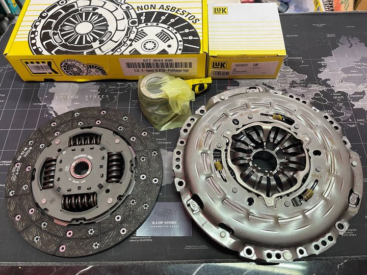ชุดยกคลัทช์(LUK) MAZDA BT-50 Pro ดีเซล 2.2, FORD RANGER ปี2012 (Duratorq, P4AT 11" นิ้ว 270 มม. 23T ฟัน)