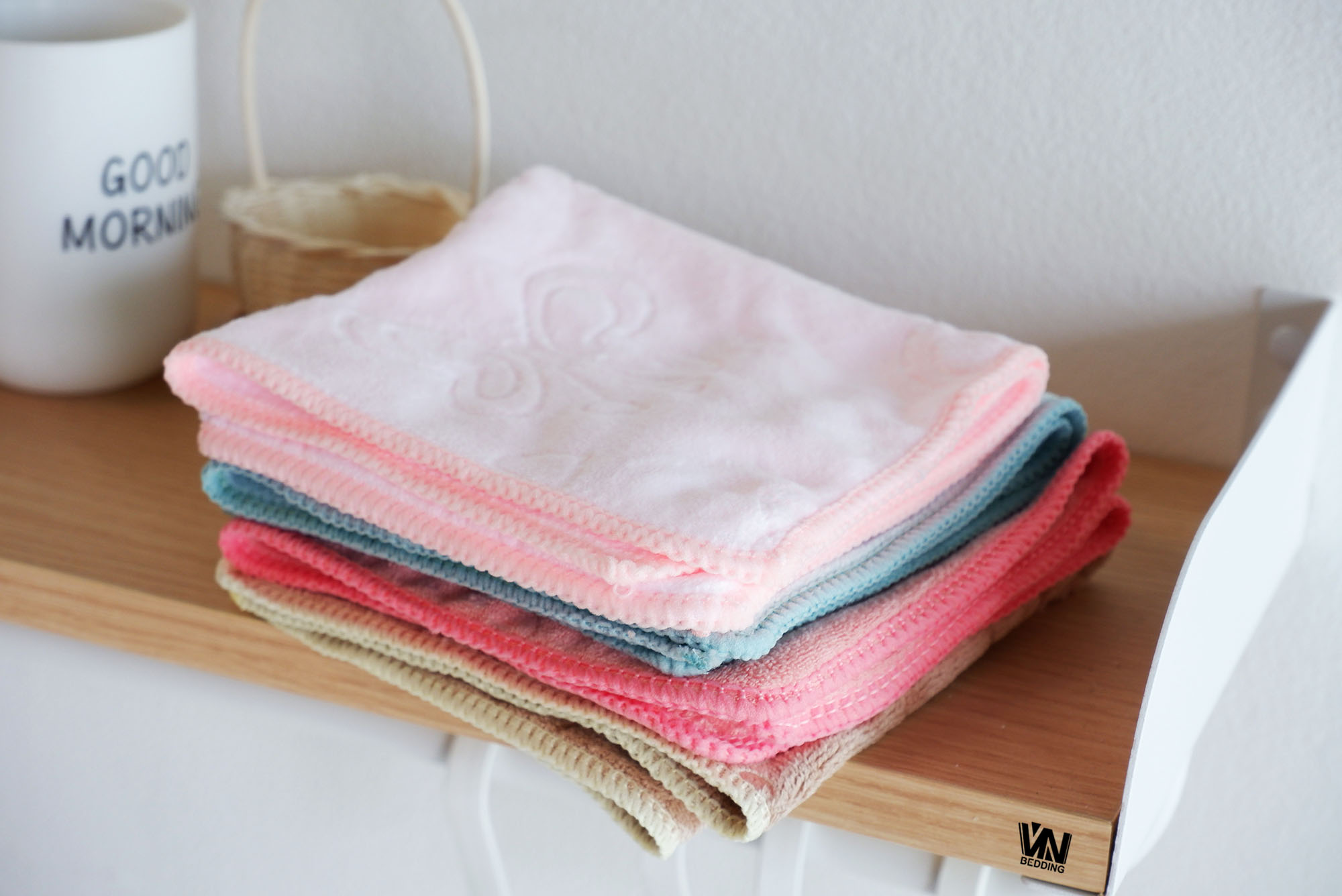 ผ้านาโนอเนกประสงค์สีพื้น ขนาด30*30 CM รุ่นหนา (1โหล)