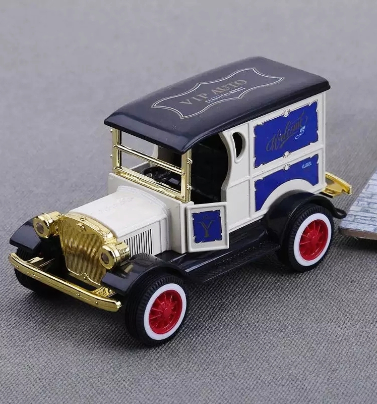 โมเดลรถเหล็ก รถโบราณ Scale 1:32 มีเสียงมีไฟ (ปลีก-ส่ง)