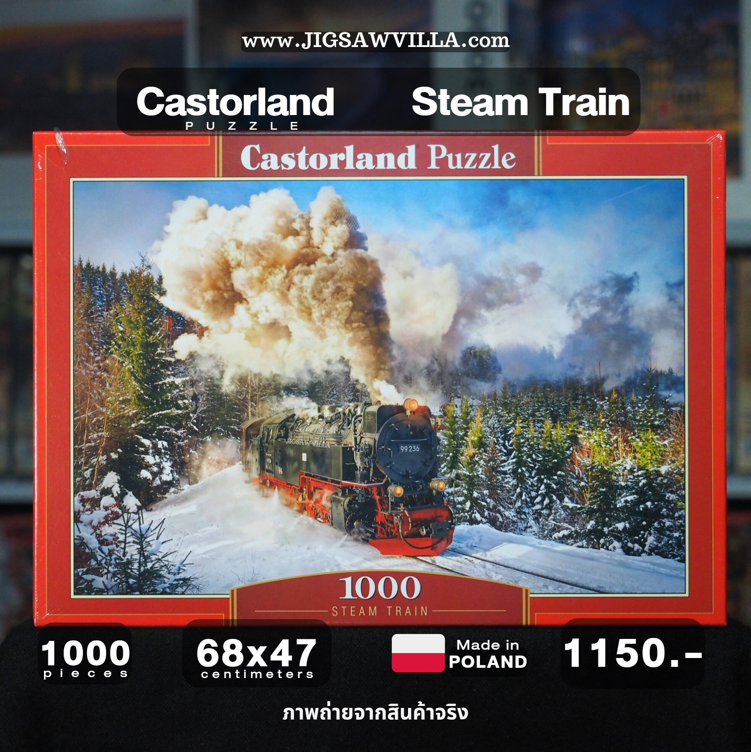 Castorland - Steam Train 1000 pcs.