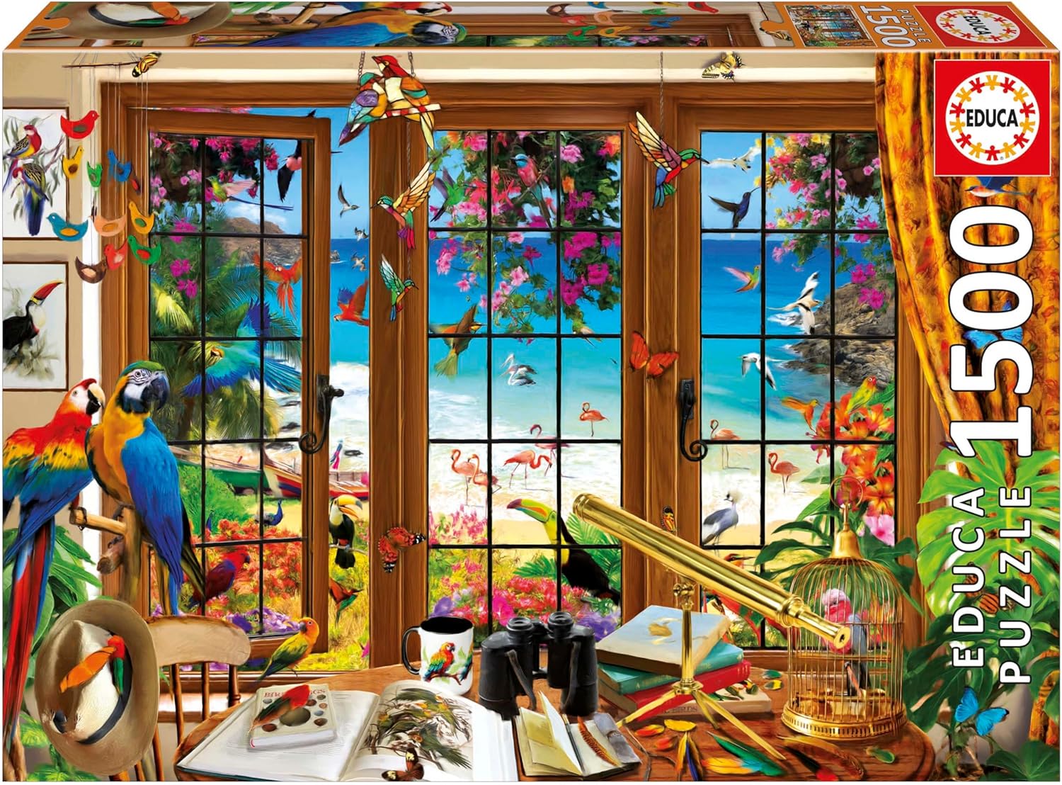 Educa - Bird Watcher's Window by Garry Walton 1500 pcs.