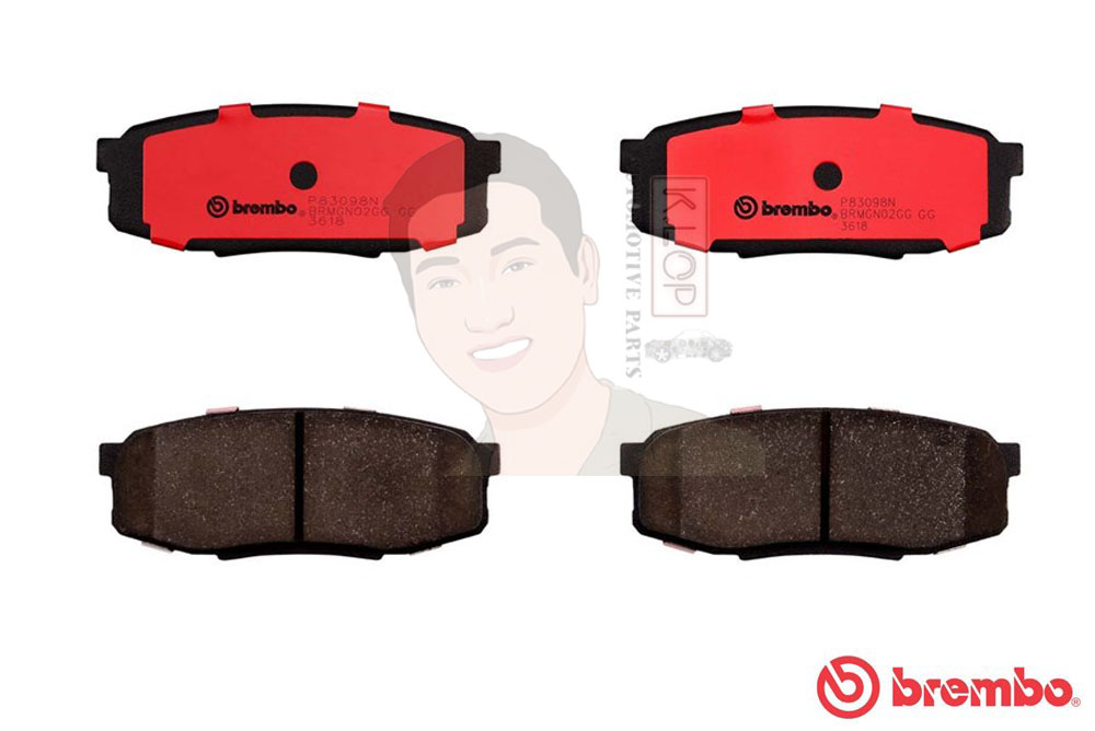 P83 098C ผ้าเบรก R (แท้ BREMBO รุ่น Ceramic) LEXUS แอลเอ็กซ์ LX (URJ201) ปี2007->