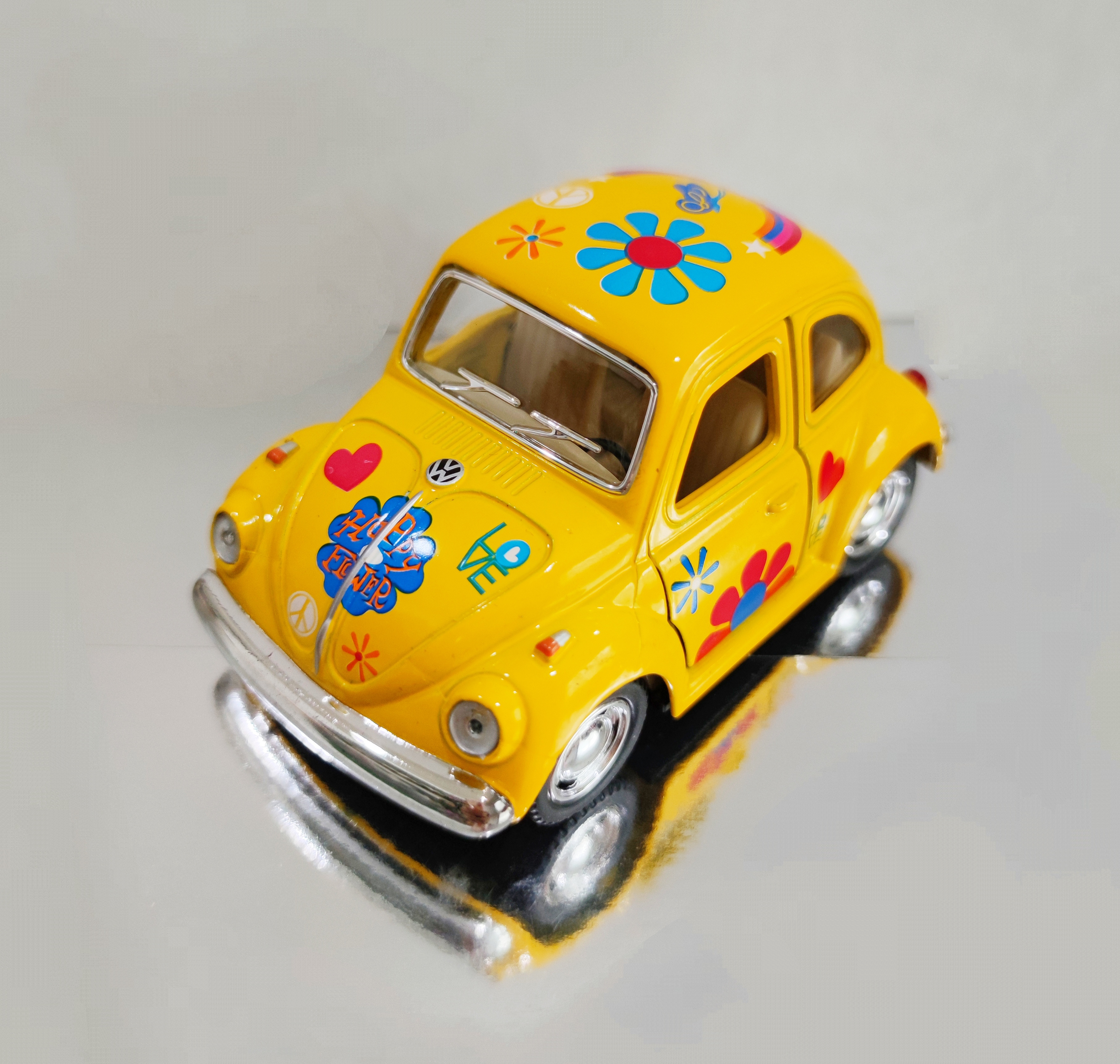 รถโฟล์คเต่า 1967 Volkswagen classical beetle โมเดลรถเหล็ก ขนาด 4 นิ้ว (ปลีก-ส่ง)