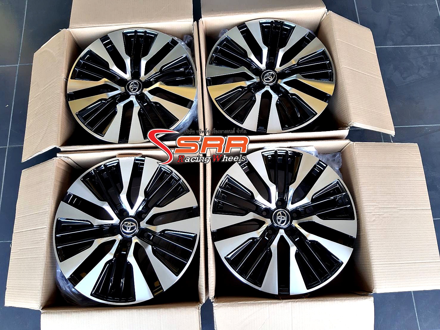 ล้อแม็กซ์ สำหรับใส่รถ TOYOTA ALPHARD , VELLFIRE , CAMRY ขอบ18 นิ้ว