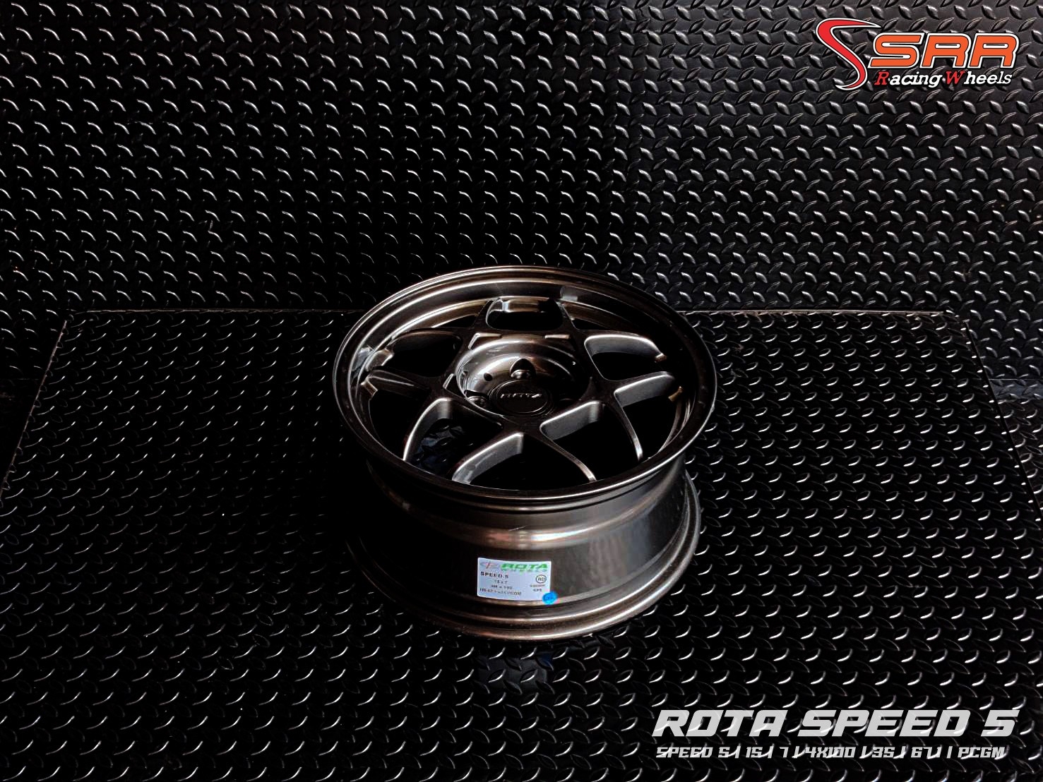 SPEED 5 ROTA ขอบ15 4H100 ET35 PCGM ราคาพิเศษ