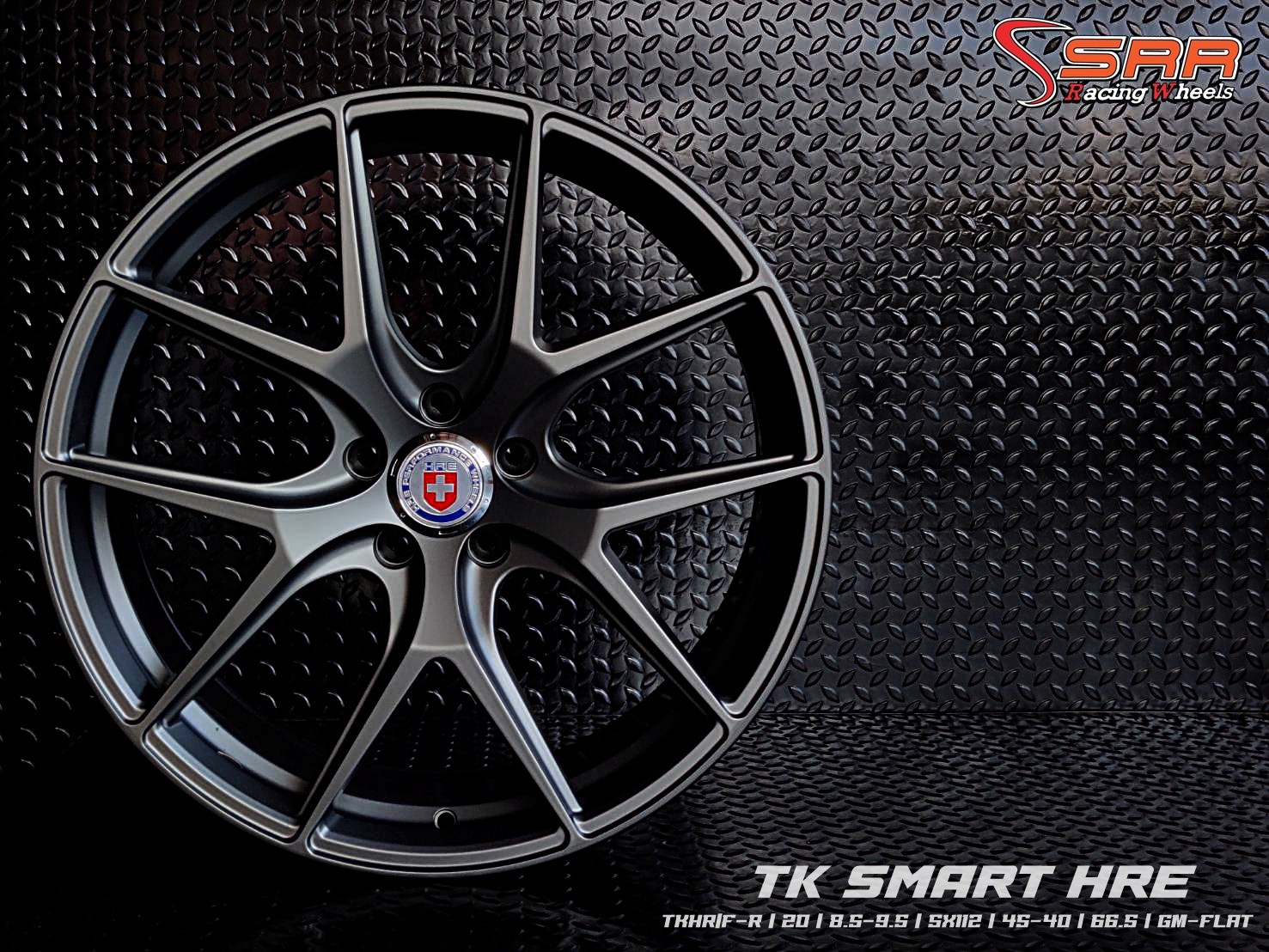 HRE ล้อไทย ขอบ20 หน้า8.5 หลัง9.5 5H112 GM-FLAT สำหรับใส่รถ Benz