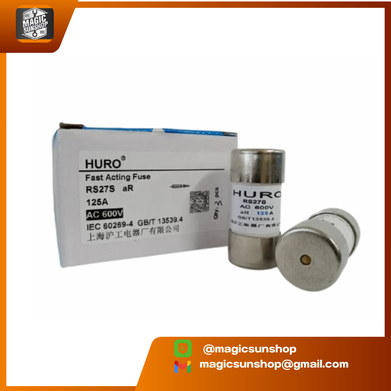 HURO Fuse AC600V aR125A RS27S