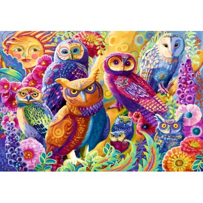 Bluebird Puzzle - Owl Autonomy by Laura Audi 1000 pcs.