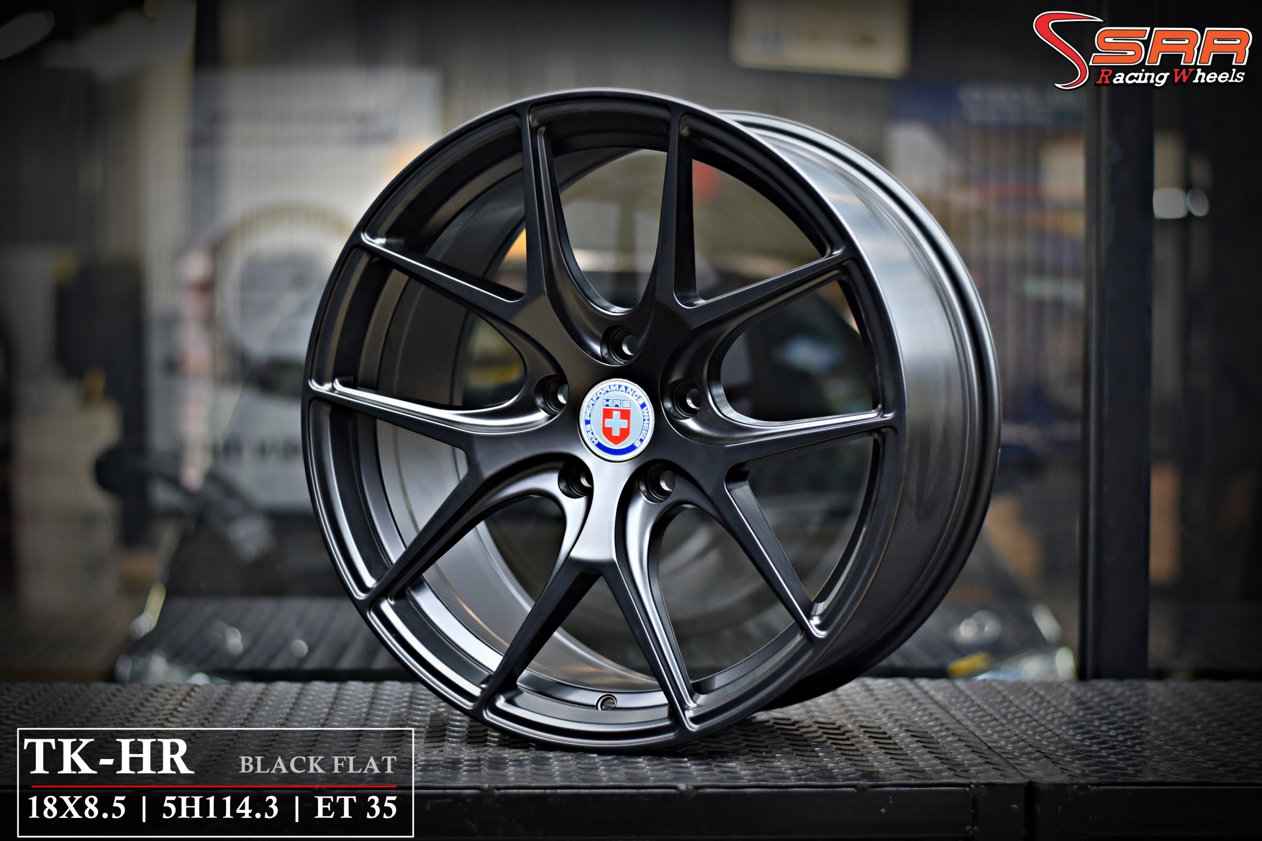 HRE TKHR ขอบ18 5H114.3 ET35 BLACK FLAT ราคาพิเศษ