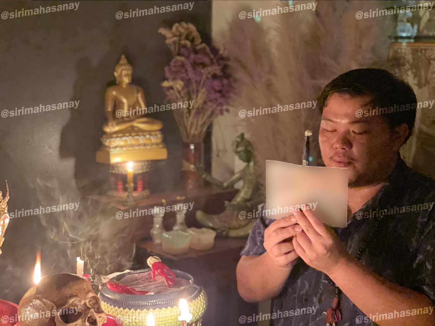 พิธีหุ่นรักมัดจิต อาจารย์เสก สำนักสักยันต์ป๋ารมีเศรษฐีเรือนคำ