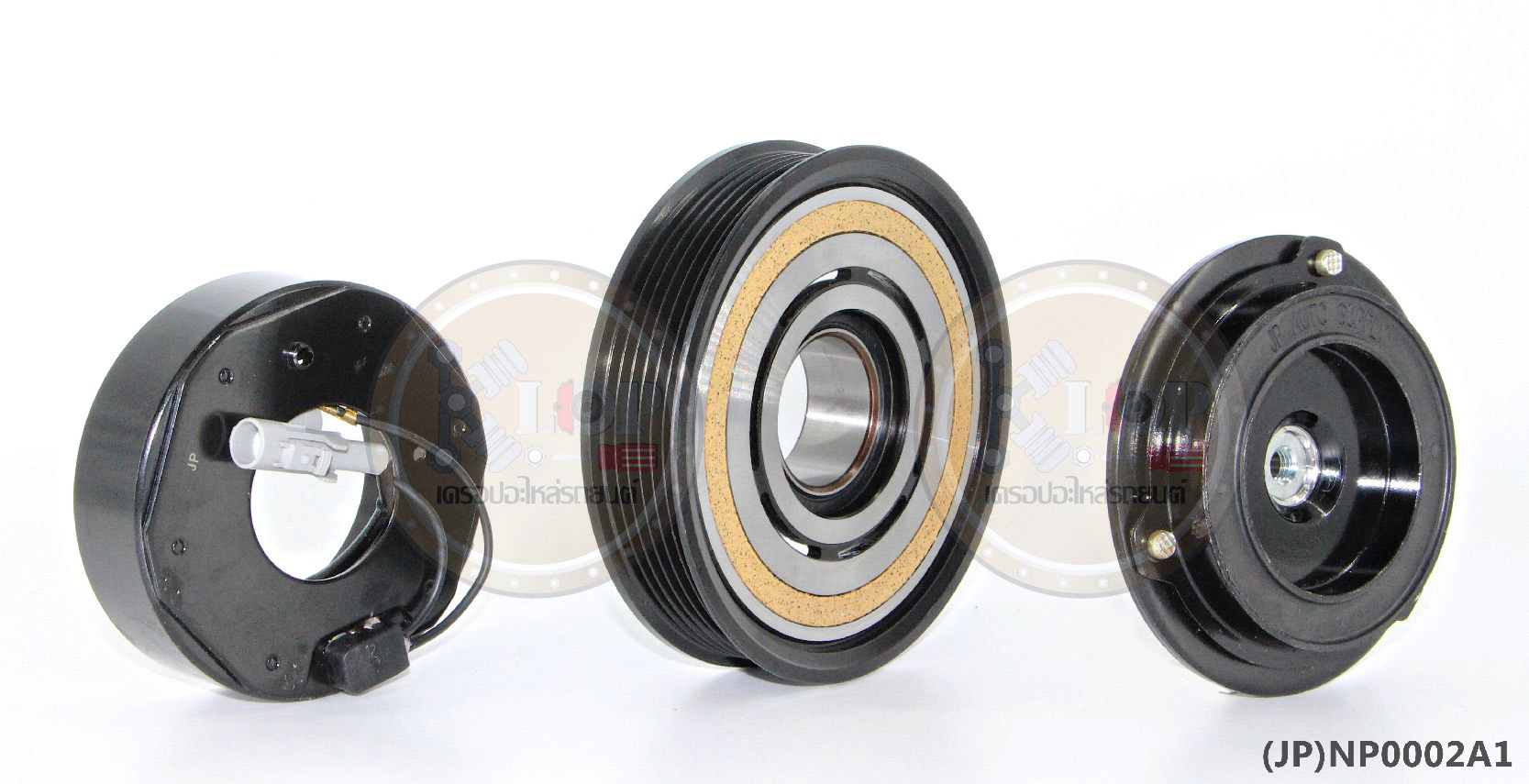 (JP)NP0002A1-JP(Vinn) ชุดหน้าคลัทช์ JZ VVTi (7SB16H) (ญี่ปุ่น) 125mm. 6PK 12V.