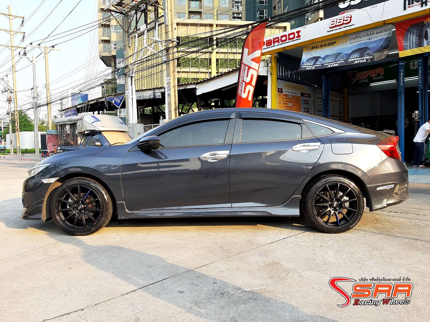 ENKEI TUNING SC22 ขอบ18 ET+40 10H100-114.3 DBK2K