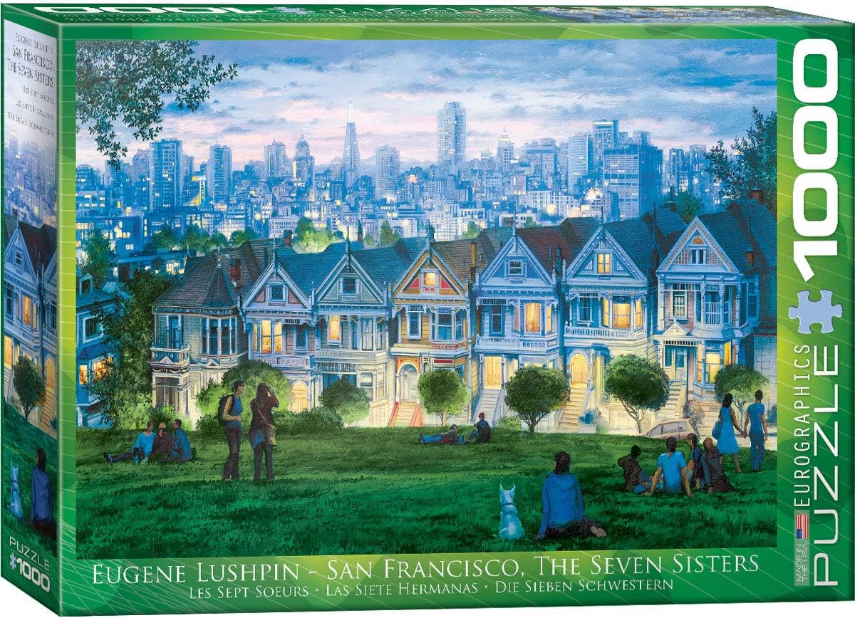 Eurographics - The Seven Sisters, San Francisco by Eugene Lushpin (Non-Pattern) 1000 pcs.