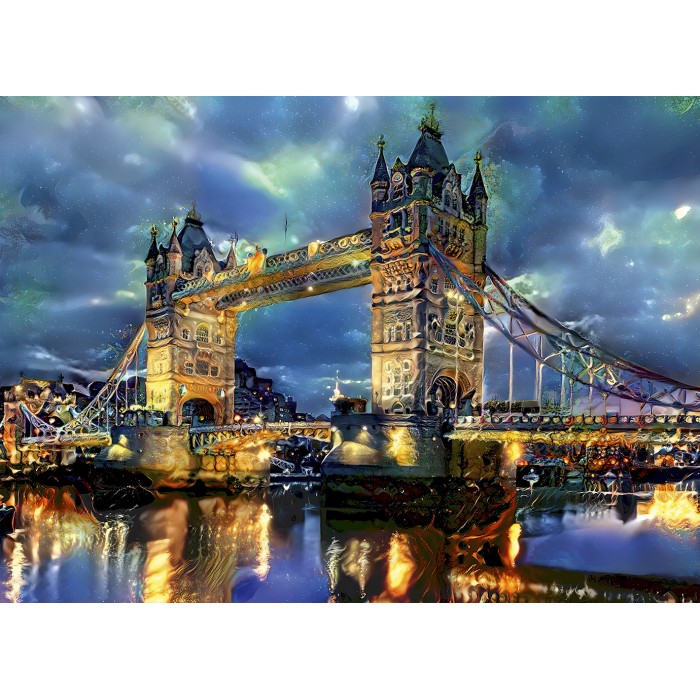 Bluebird Puzzle - England London Bridge by Pedro Gavidia 1000 pcs.