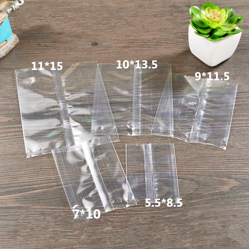 ถุงขนม ถุงซีลแบบใส (แพ็คละ 100 ชิ้น)