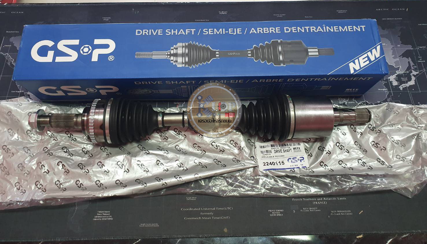 [เพลาขับรถยนต์ทั้งเส้น ยี่ห้อGS-P] FORD ESCAPE/ ปี00-06 (A=28/B=28/C=56/H=94/L= 660) (ABS=44T) (ด้าน L)