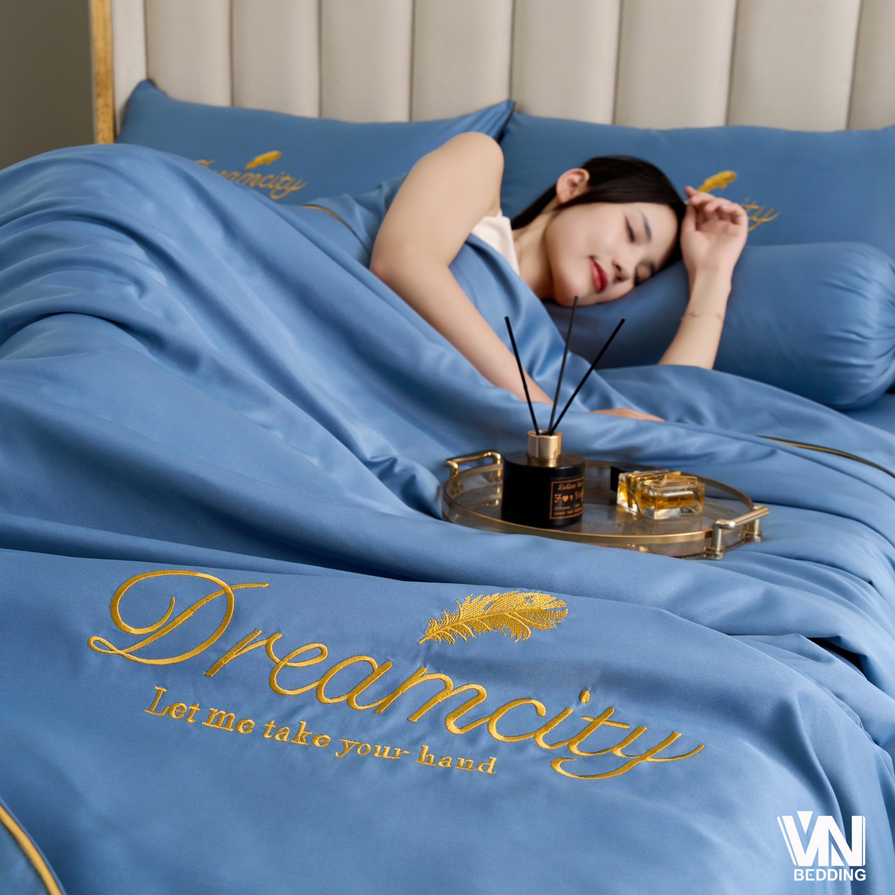 ชุดนวมใยไหมซาติน 7 ฟุต (6ชุด)