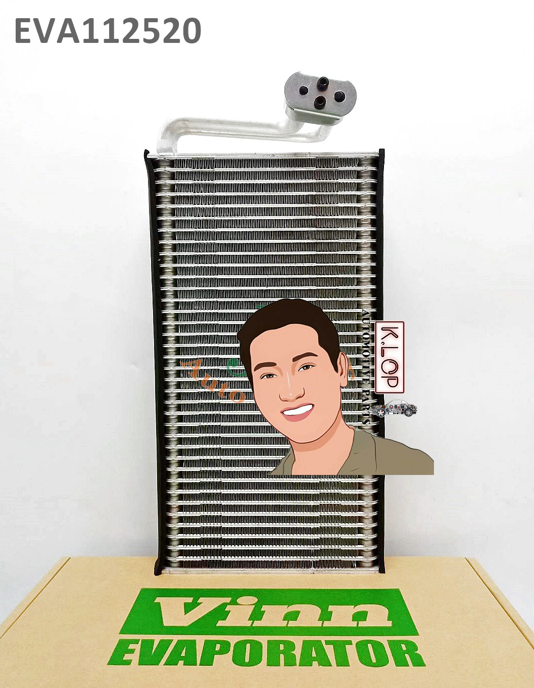 EVA112520 คอยล์เย็น(Vinn) SANY TRUCK (Laminated)