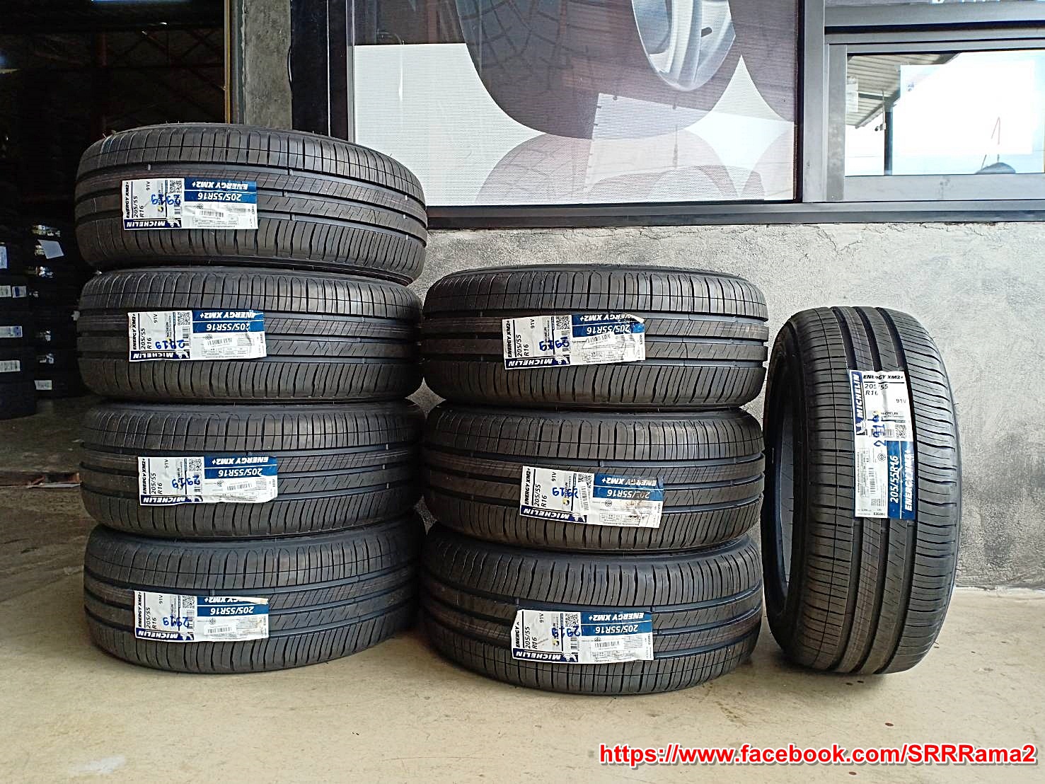 MICHELIN ENERGY XM2 205/55R16 ยางใหม่ปี19 ราคาเส้นละ 4,000 บาท