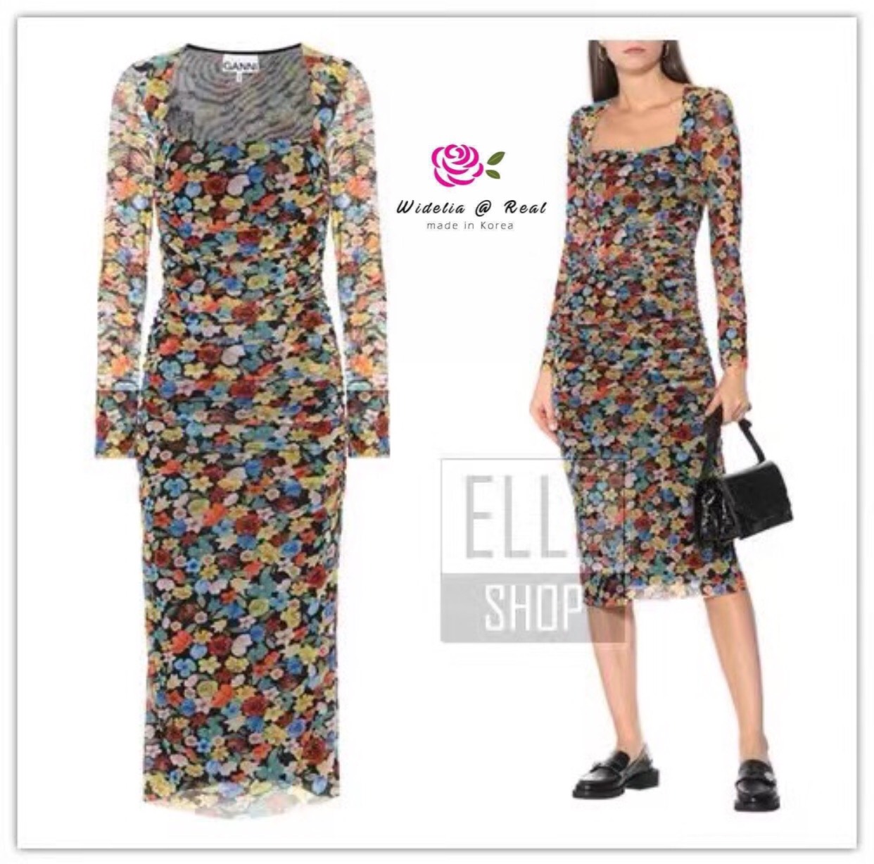 Marni Dress เดรสแขนยาวทรงเข้ารูปสุดแซ่บ
