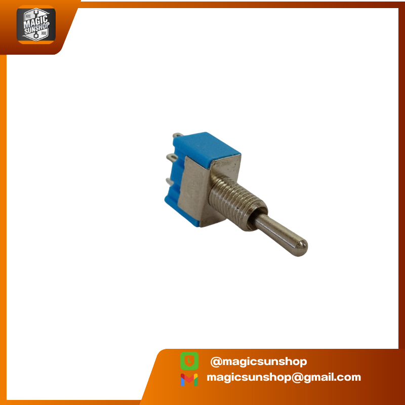 สวิตซ์โยก 3 ทาง (ON-OFF-ON) 3 ขา 6A 125VAC MTS-103 13x8x10mm