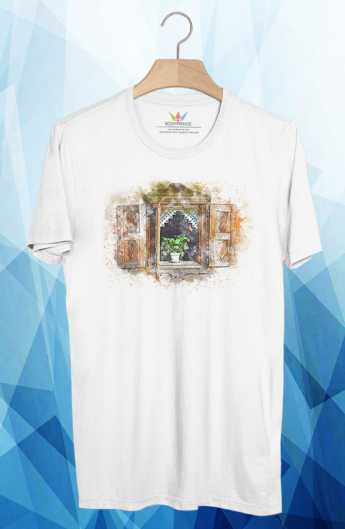 BP50 เสื้อยืด หน้าต่างชนบท #5