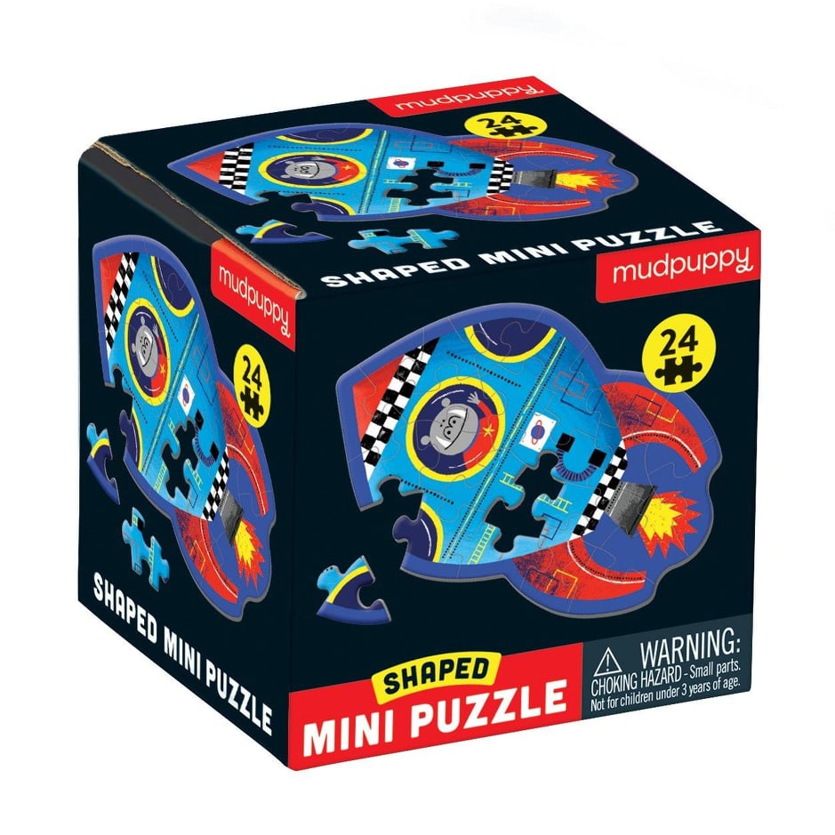 Mudpuppy - Spaceship Shaped (Mini Puzzle) 24 pcs.