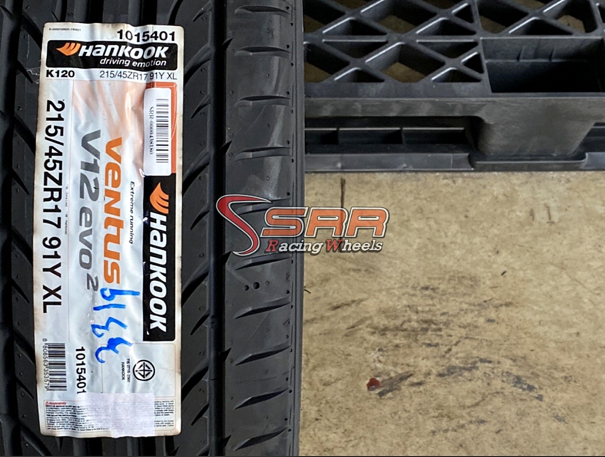 HANKOOK Ventus V12evo2 215/45ZR17 ยางใหม่ลดราคาพิเศษ