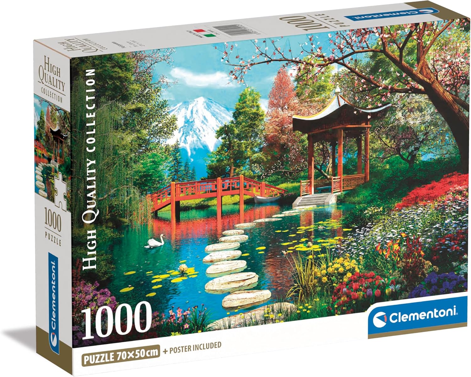 Clementoni - Fuji Gardens (Compact Box + Poster Included) 1000 pcs.