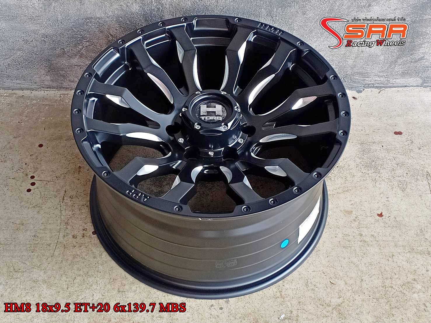HAMMER HM8 ขอบ18x9.5 ET+20 6x139.7 MBS