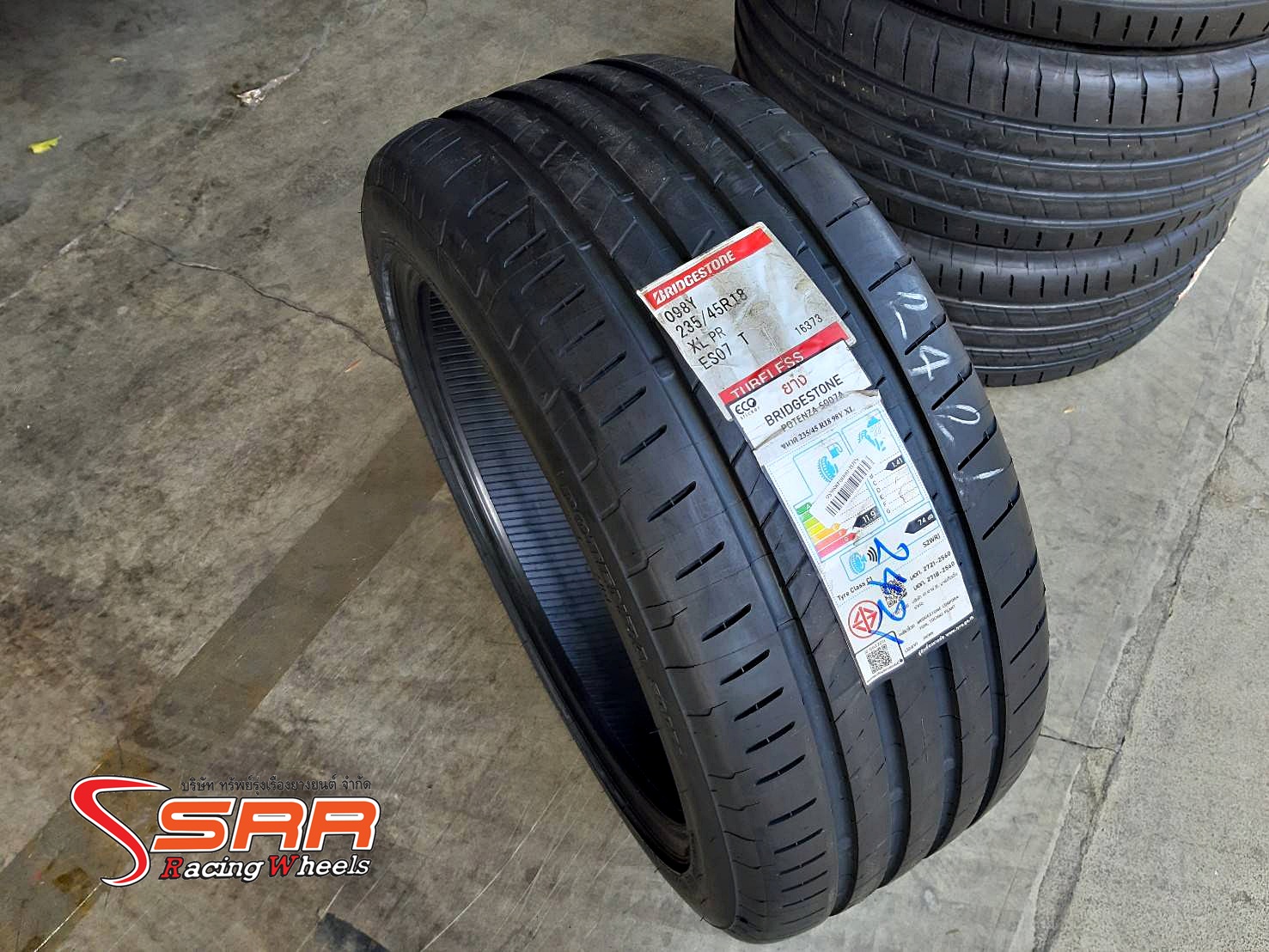 BRIDGESTONE POTENZA S007A 235/45R18 ยางใหม่ปี2021 ราคาพิเศษ