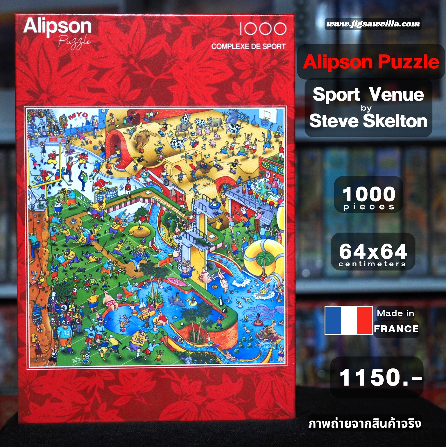 Alipson Puzzle - Sports Complex by Steve Skelton 1000 pcs.