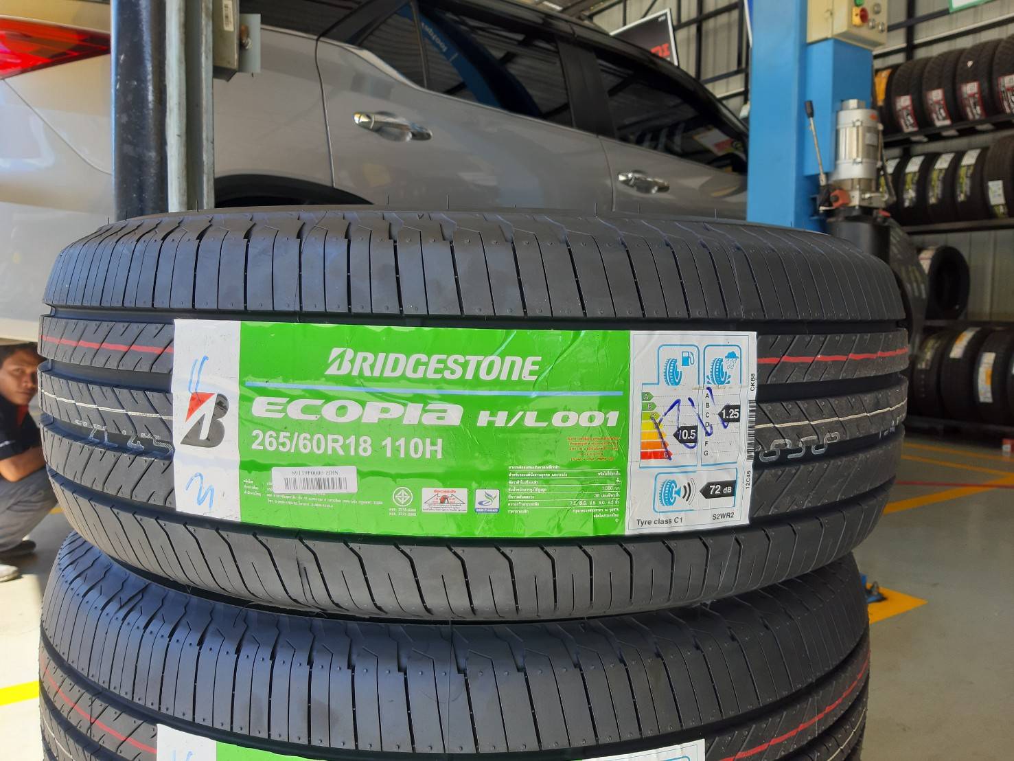BRIDGESTONE ECOPIA H/L001 265/60R18 ยางใหม่ปี21 ราคาพิเศษ