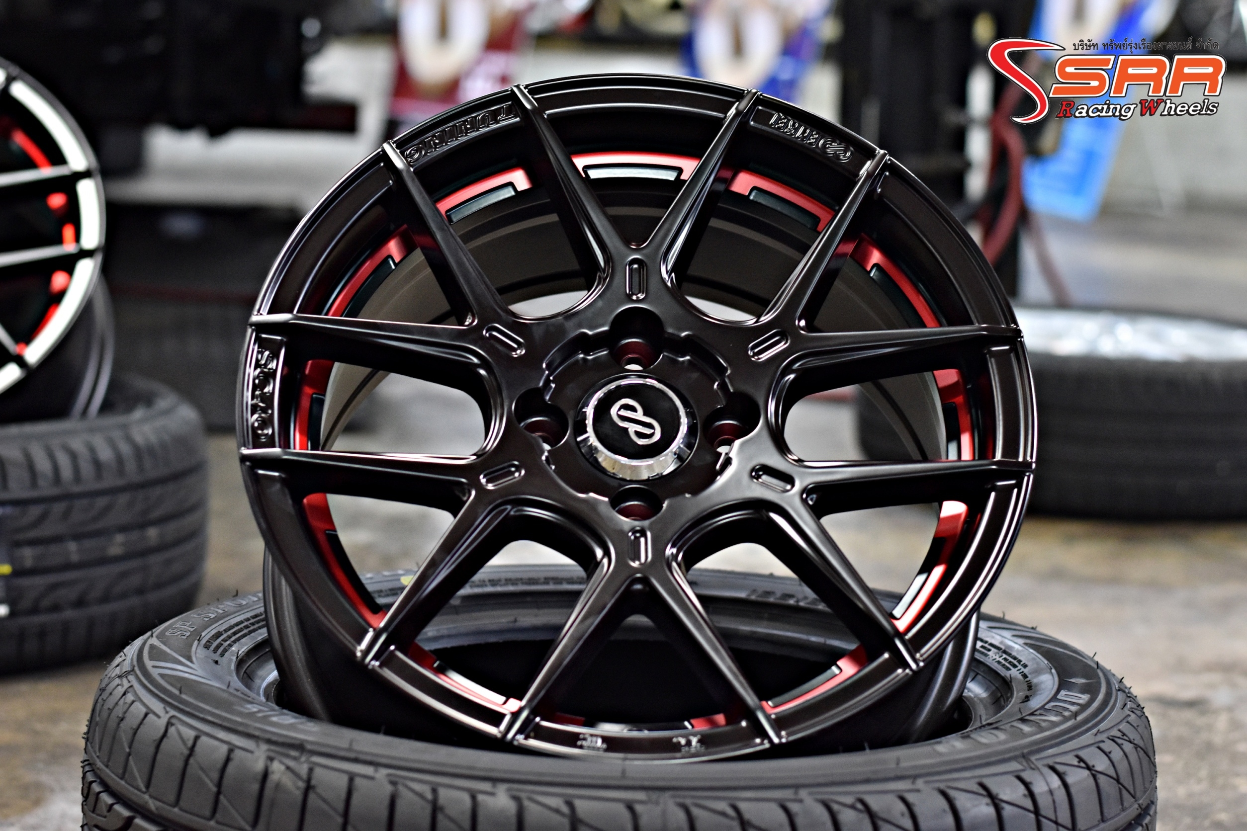 ENKEI SC40 ขอบ15 ET+35 4x100 DBK1UPR3