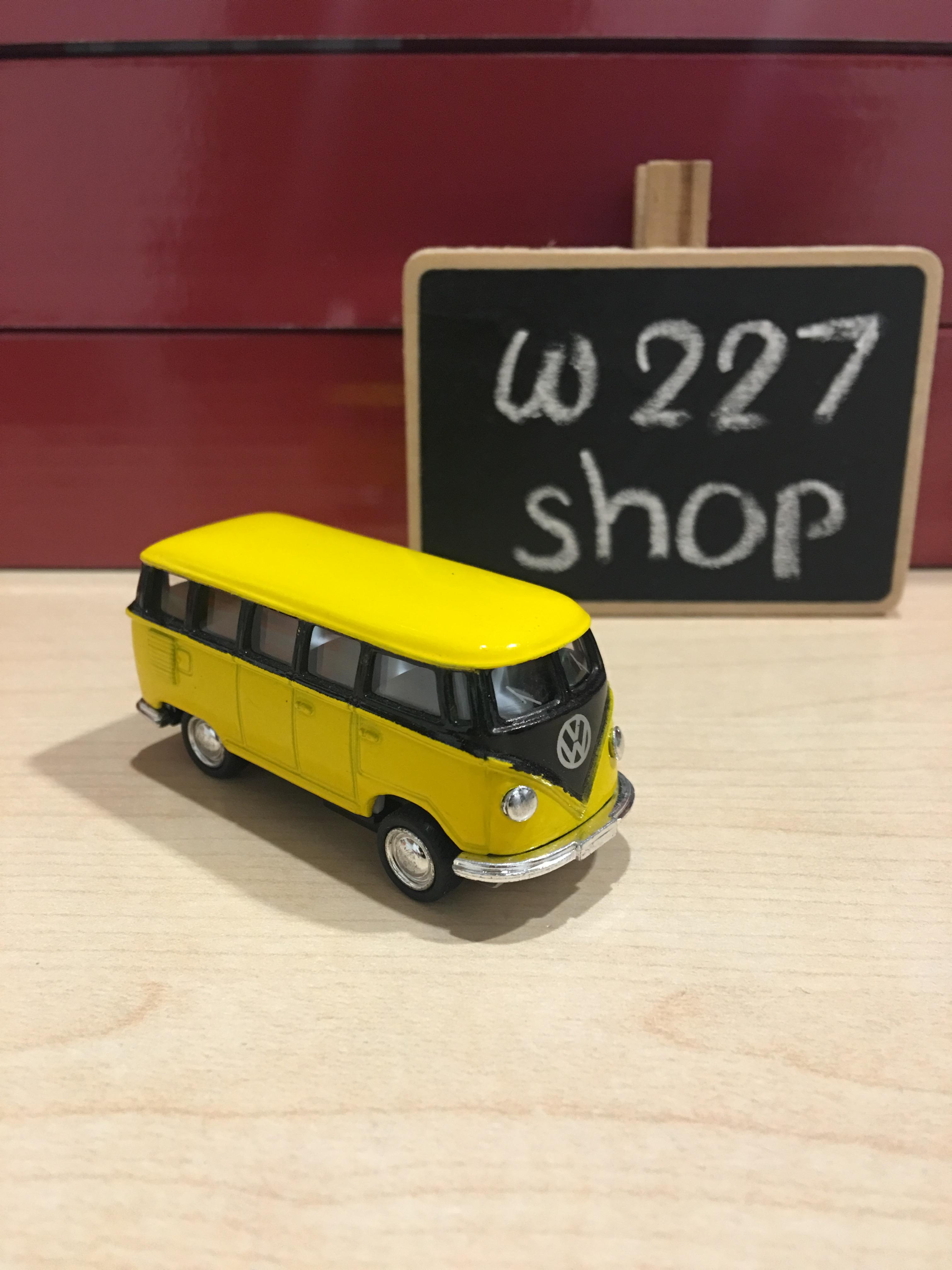 โมเดลรถเหล็ก โฟล์คตู้ 1962 Volkswagen Classical Bus scale 1:64 ขนาด 2.5 นิ้ว กดลาน (ปลีก-ส่ง)
