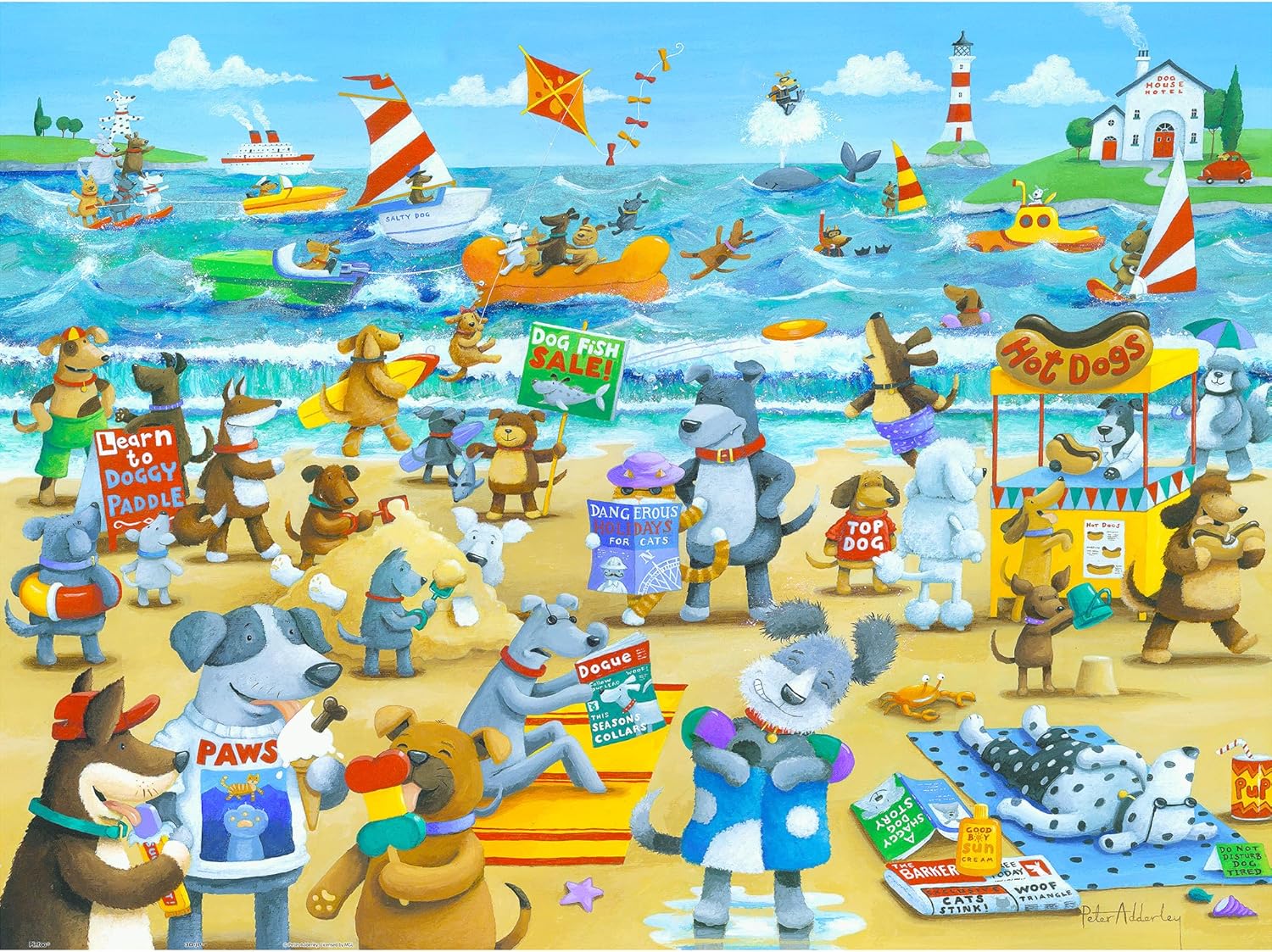 Pintoo - The Nudist Beach / Peter Adderley 1200 pcs.