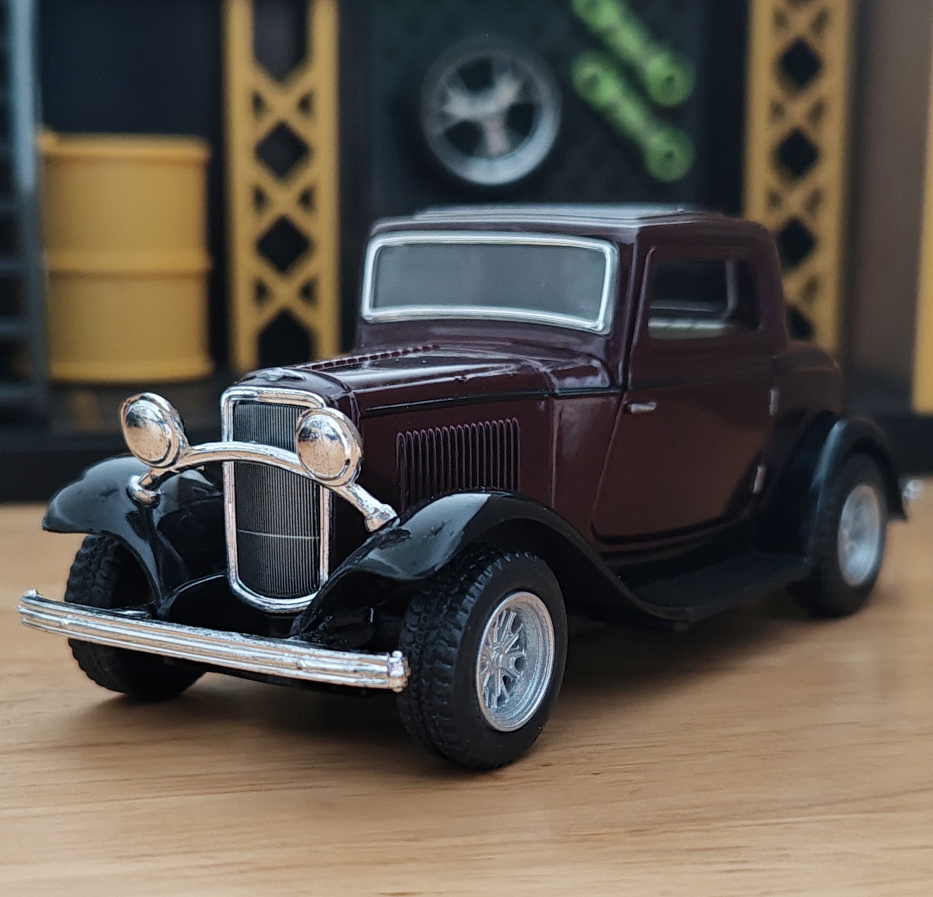 1932 Ford 3-Window Coupe โมเดลรถเหล็ก (ปลีก-ส่ง)