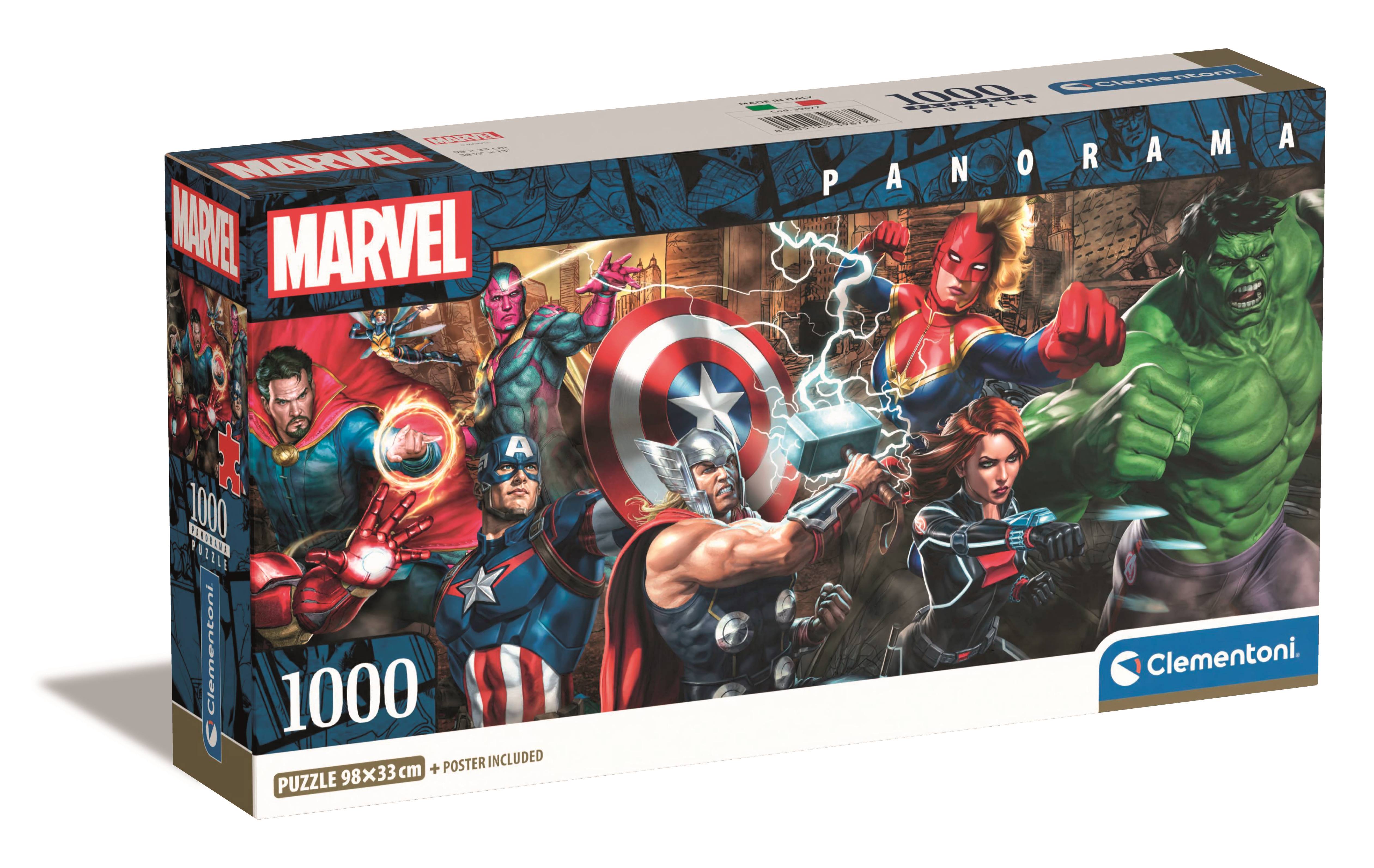 Clementoni - MARVEL : The Avengers (Panorama) 1000 pcs.