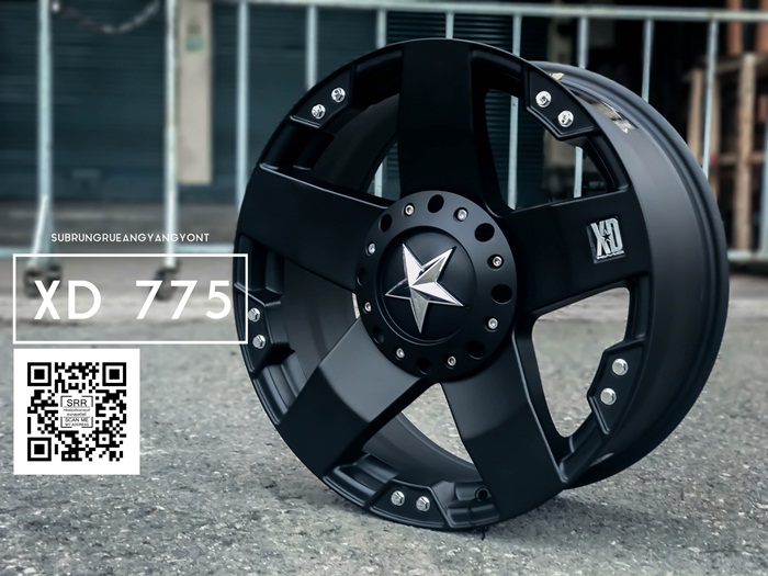 XD-SERIES XD775 ขอบ20 ET+10 6x135/6x139.7 MATTE BLACK