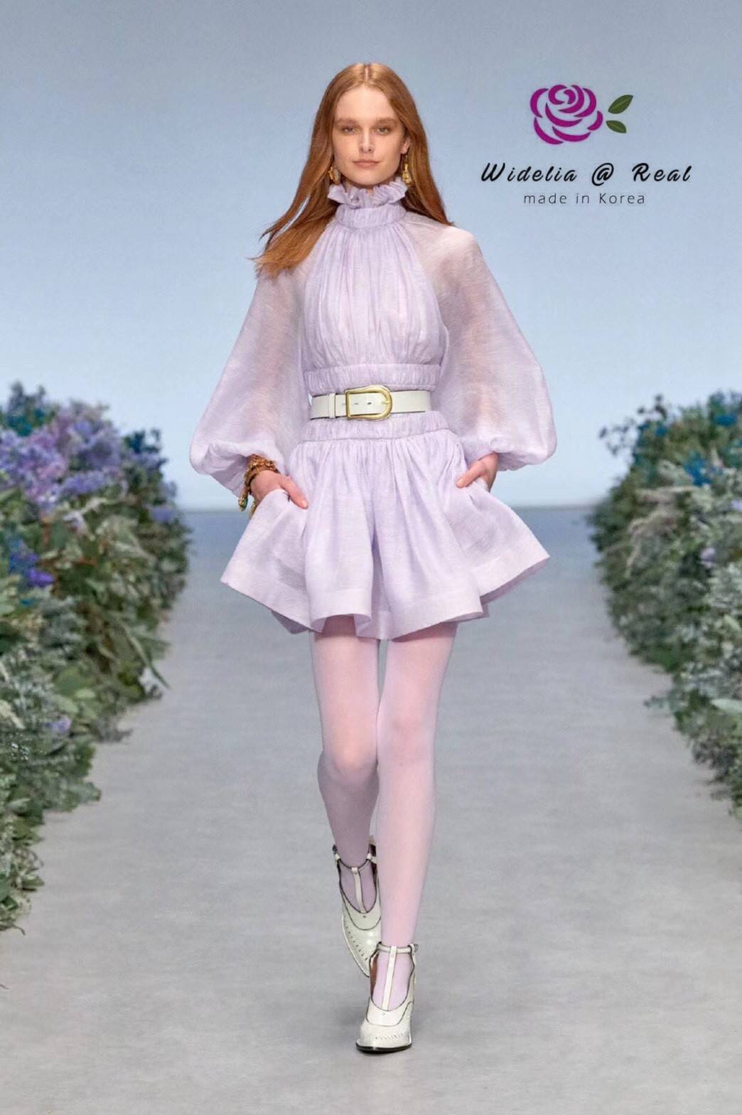 Zimmermann Mini Dress มินิเดรสตัวสั้น คอปีน ตัวนี้น่ารักมากกก!!
