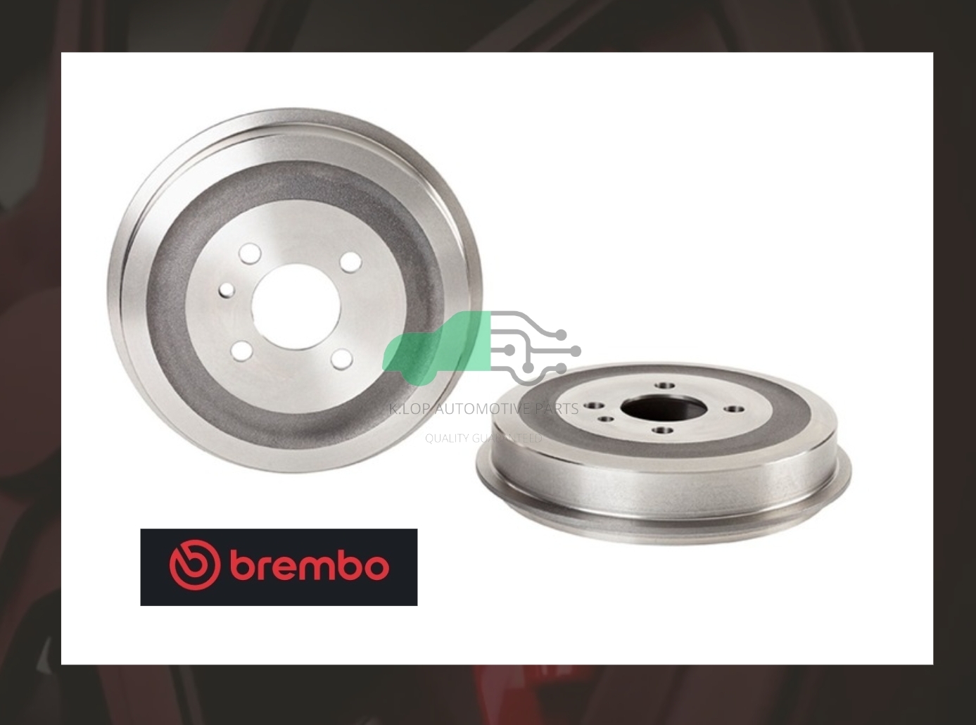 14 3185 10 ดรัมเบรกหลัง STD (ยี่ห้อ Brembo) BMW 3 E30 (316i 320i 325i) 82-92