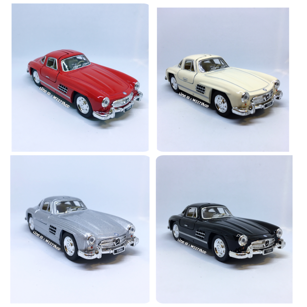 1954 Mercedes Benz 300 SL Coupeโมเดลรถเหล็ก (ปลีก-ส่ง)