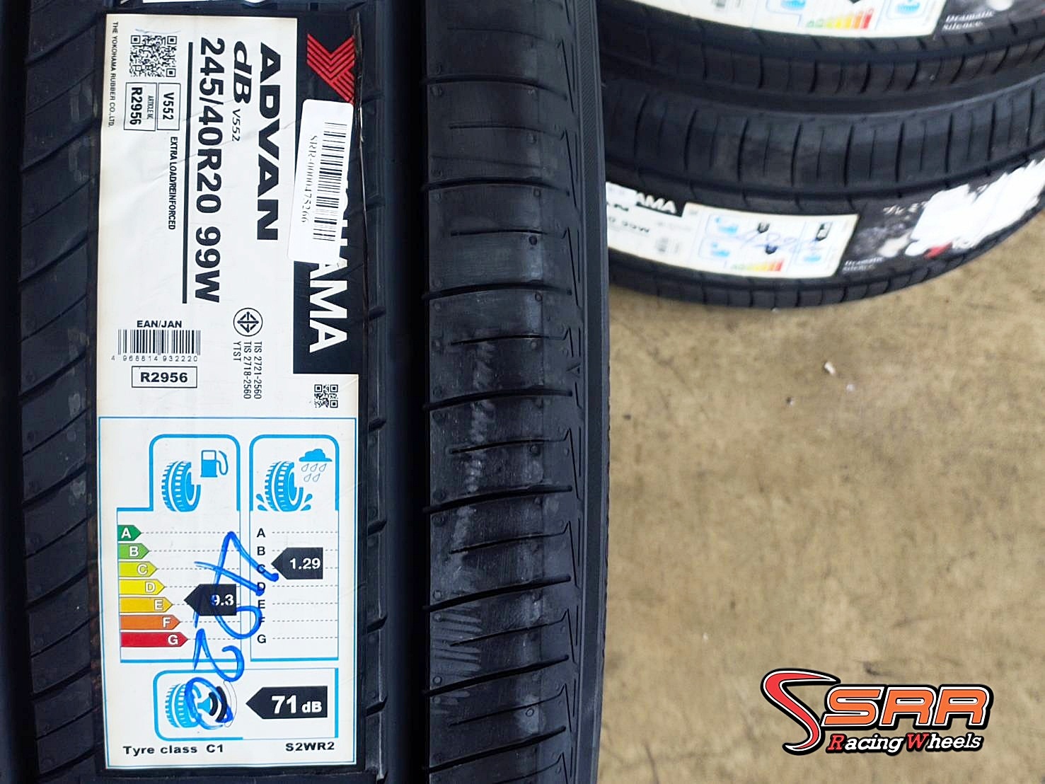 YOKOHAMA ADVAN dB V552 245/40R20 ยางใหม่ ยางญี่ปุ่น ลดราคาพิเศษ