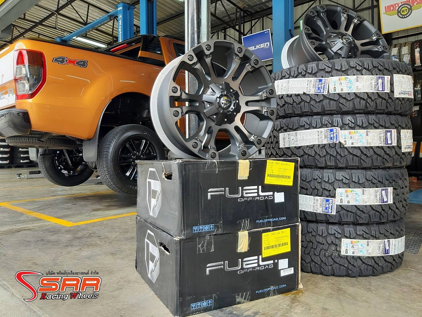 FUEL VAPOR 20x9 6x135/6x139.7 ET+20 MATTE BLACK MACHINED/TINT CLEAR