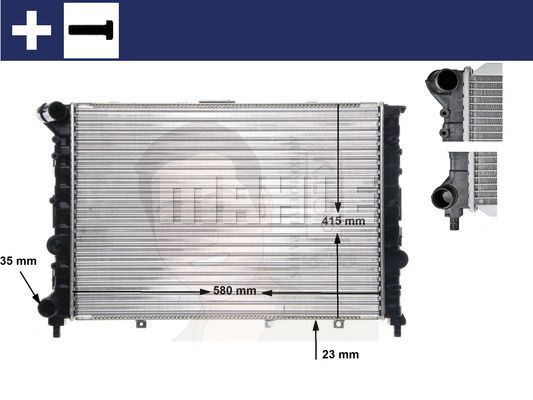 หม้อน้ำ ALFA ROMEO 156 ยี่ห้อ (MAHLE)