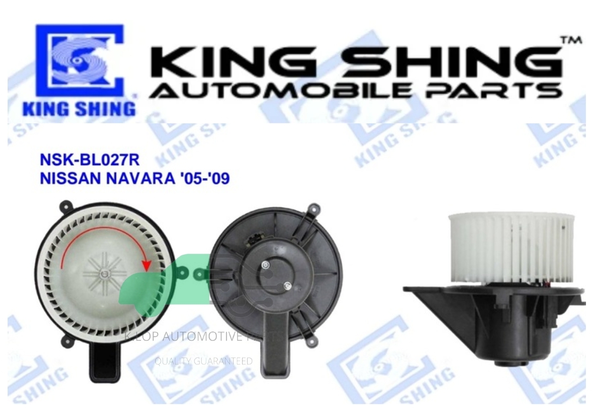 โบลเวอร์แอร์ NISSAN NAVARA '05-'09 ***ยี่ห้อ King Shing ประกัน 1 ปี