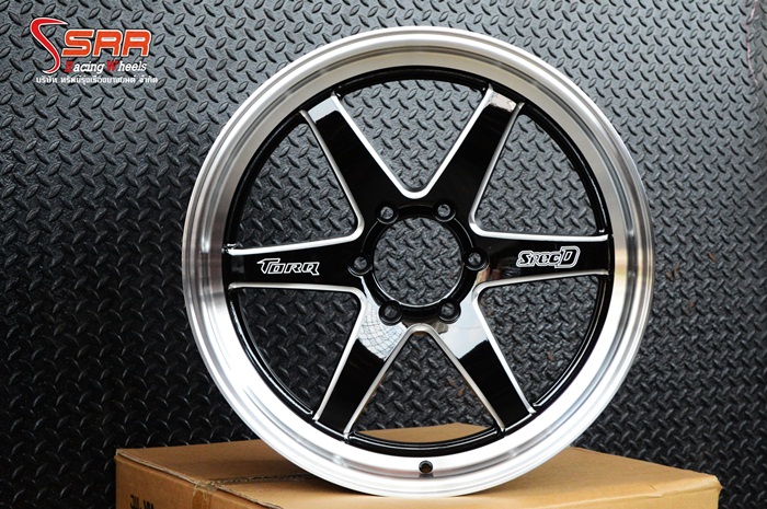 D1S TORQ Spec-D ขอบ20 สีดำคลิบเงิน