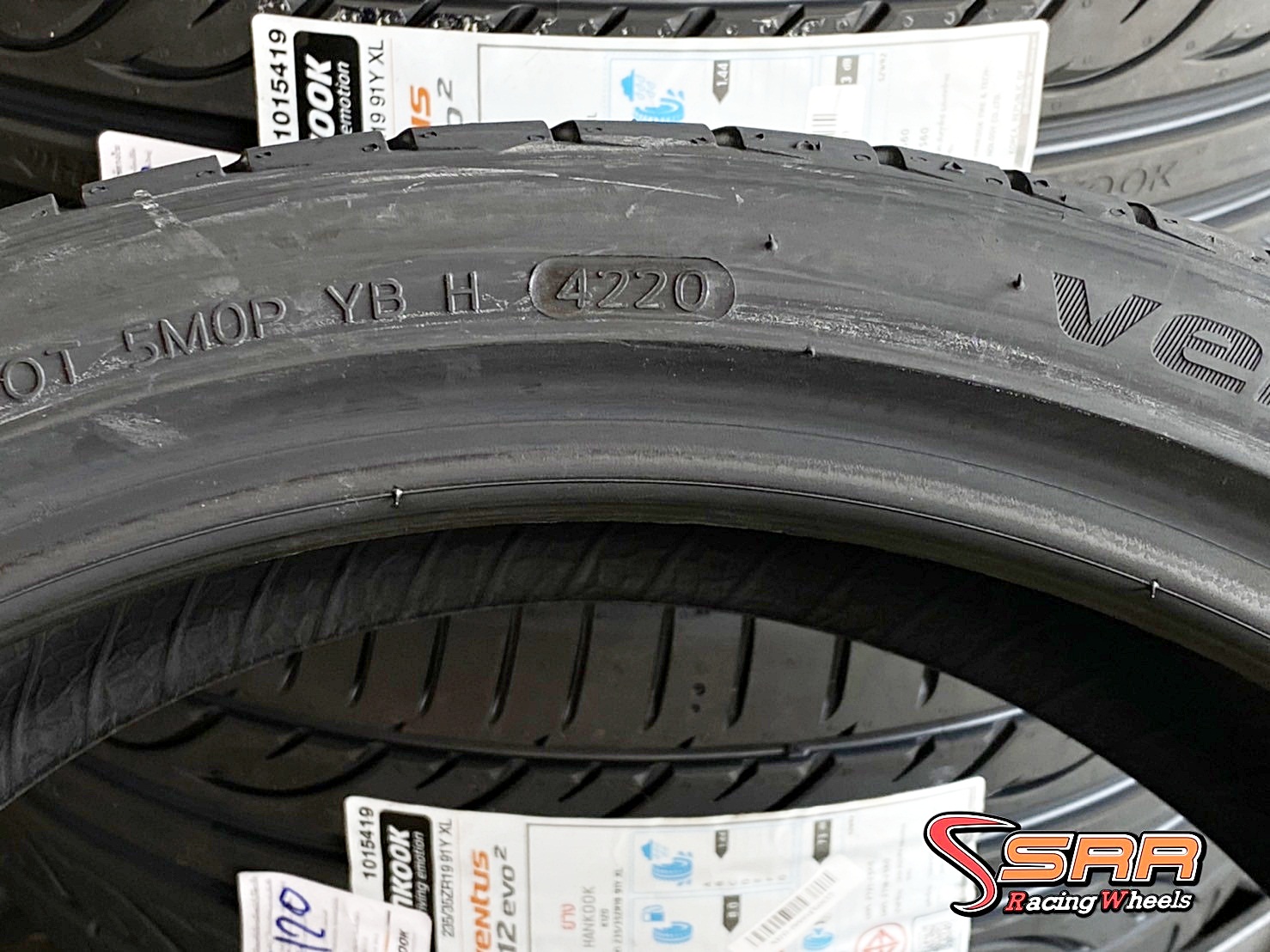 HANKOOK VENTUS V12 EVO2 235/35ZR19 ยางใหม่ ราคาพิเศษ ที่SRR