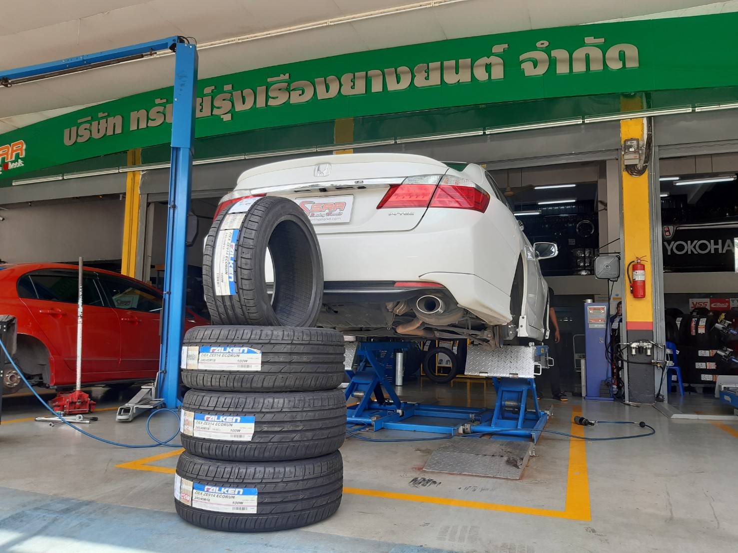 FALKEN ZE914 ECORUN 245/45R18 ยางไทยปี20 ราคาพิเศษ