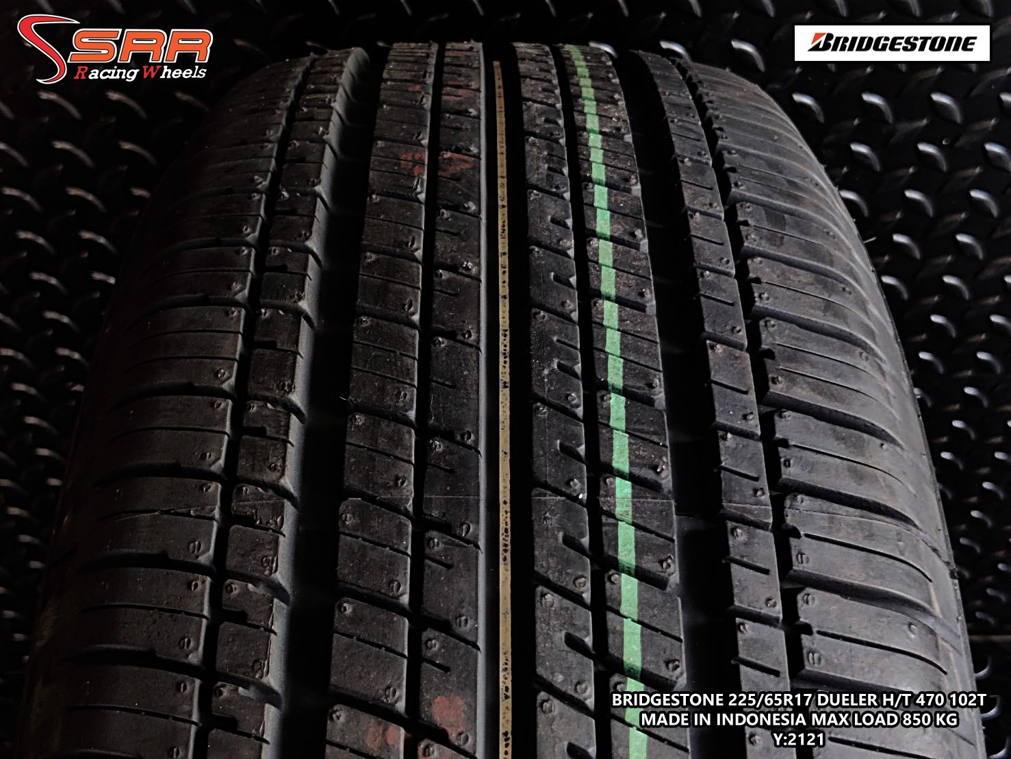 BRIDGESTONE DUELER H/T 470 225/65R17 ยางใหม่ปี2021 ราคาพิเศษ